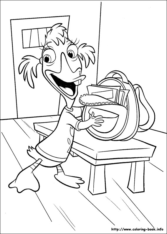 Chicken Little coloring picture